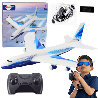 Zdalnie sterowany samolot R/C 4D-G2 z białymi światłami - EAN: 5905991025498