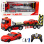 Zestaw laweta zdalnie sterowana RC auto sportowe czerwone EAN: 5905991050568