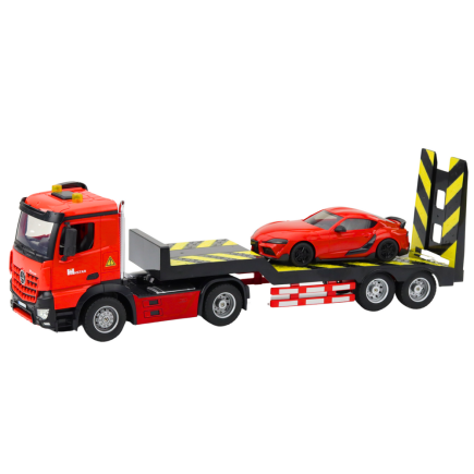 Zestaw laweta zdalnie sterowana RC auto sportowe czerwone EAN: 5905991050568
