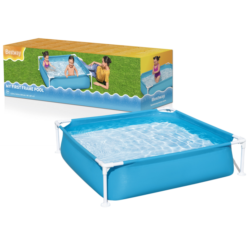 Basen ogrodowy stelażowy dla dzieci Bestway 56217, 122 cm x 122 cm x 30 cm, EAN: 6941607344613