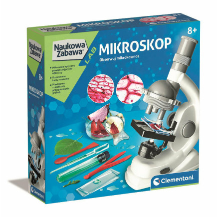 Clementoni naukowa zabawa. doświadczenia z mikroskopem 50806