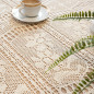 Obrus Ażurowy Iness 130x180 cm Jasny Kremowy EAN: 5906450014312