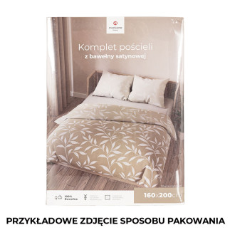 Irma komplet pościeli z bawełny satynowej 160x200cm