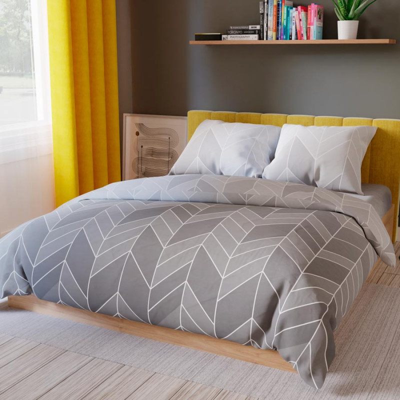 Nitta Komplet Pościeli z Bawełny Satynowej 160x200cm EAN: 5906450929388