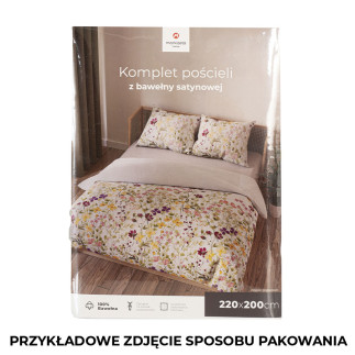Florina komplet pościeli z bawełny satynowej 160x200cm