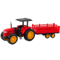 Zdalnie sterowany traktor farmerski z przyczepą RC czerwony EAN: 5905991052838