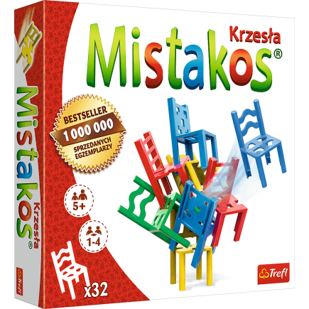 Gra mistakos krzesła 4 osobowe trefl 02074