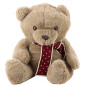 Pluszowa maskotka przytulanka duży miś z szalikiem jasnobrązowy 45cm EAN: 5905991048312 Pluszowa maskotka przytulanka duży miś z szalikiem jasnobrązowy 45cm EAN: 5905991048312