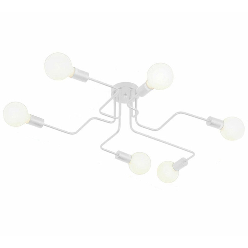 Lampa sufitowa 6 ramion biała Zd74k EAN: 5907621825294