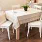 Obrus Rachela z ażurem 140x220 cm jasny kremowy EAN: 5906450014442