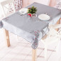 Jarzębinowy blask obrus z haftem 140x180 cm, kolor szary 007, EAN: 5906450022362