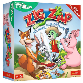 Gra - zig zap rodzina treflików trefl 02821