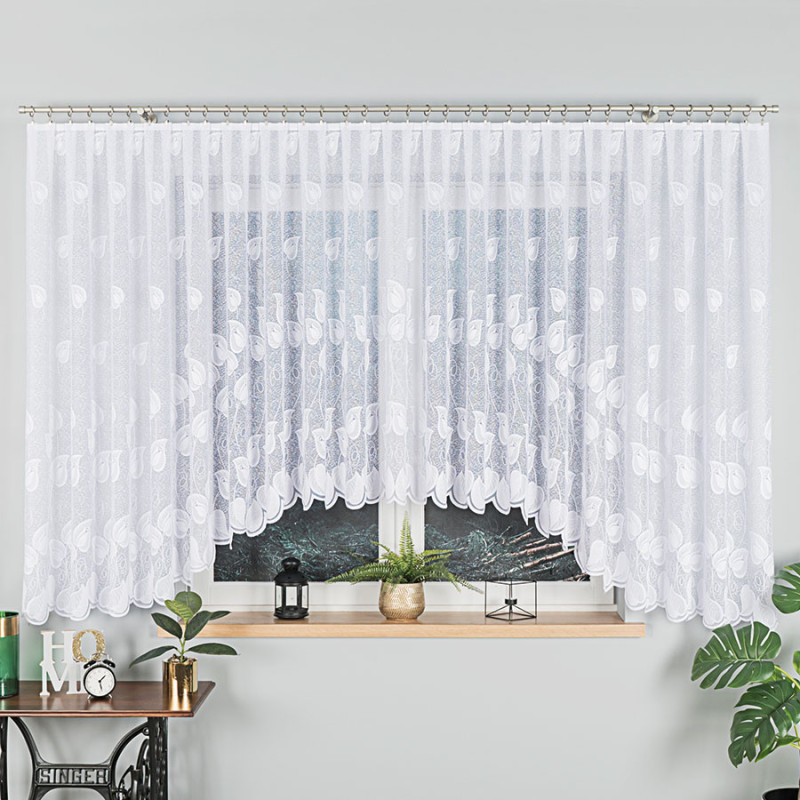 Firanka żakardowa Nora 600x160cm Biała EAN: 5907693248434