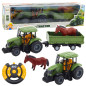 Zdalnie sterowany traktor z przyczepą i koniem RC - EAN: 5905991060505