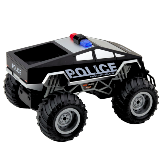 Auto terenowe policyjne off-road rc zdalnie sterowane czarne 1:16