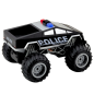 Auto terenowe policyjne off-road RC zdalnie sterowane czarne, EAN: 5905991050391
