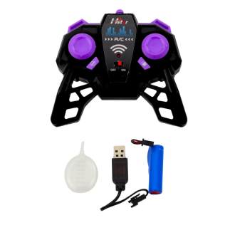 Auto terenowe off-road rc zdalnie sterowane srebrne 1:16