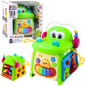 Kostka Edukacyjna Interaktywna Sorter Pianinko Sensoryczny Krokodyl EAN: 5905991051800