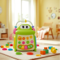 Kostka Edukacyjna Interaktywna Sorter Pianinko Sensoryczny Krokodyl EAN: 5905991051800