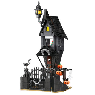 Klocki konstrukcyjne Dom Strachu Halloween Wieża 581 el. EAN: 5905991072706