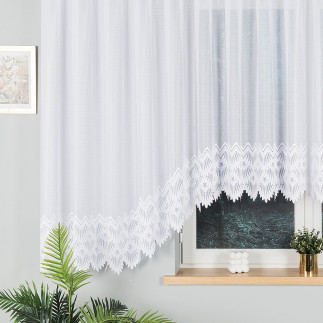 Felicja firanka żakardowa gotowa z wzorem 160x600 cm biały EAN: 5907693246645