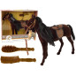 Figurka konia brązowa z akcesoriami do czesania - EAN: 5905679070123