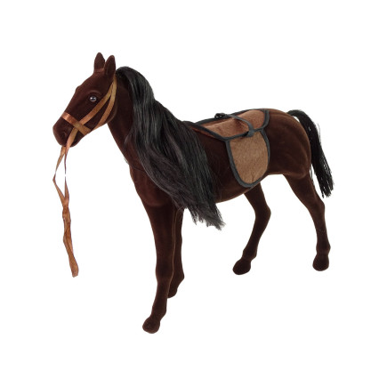 Figurka konia brązowa z akcesoriami do czesania - EAN: 5905679070123