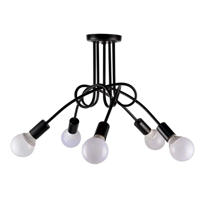 Nowoczesna lampa żyrandol 5 czarna - EAN: 5907621814595