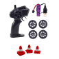 Auto sportowe do driftu z wymiennymi kołami RC 4WD czerwone - EAN: 5905991050360