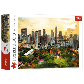 Puzzle - 3000 - zachód słońca w bangkoku trefl 33060