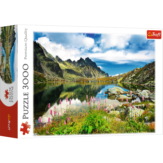 Puzzle - "3000" - staroleśniański staw, tatry, słowacja trefl 33031