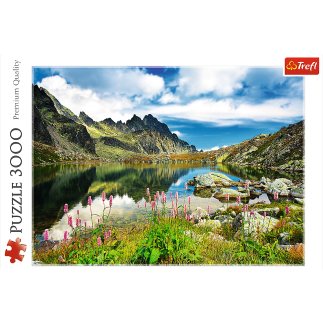 Puzzle - "3000" - staroleśniański staw, tatry, słowacja trefl 33031