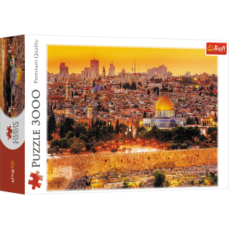 Puzzle - "3000" - dachy jerozolimy trefl 33032