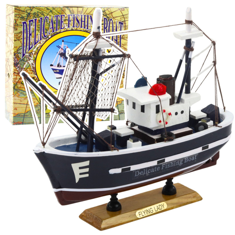 Kolekcjonerski statek kuter rybacki Flying Lady 24x23cm - EAN: 5905991049319