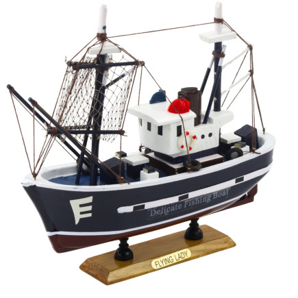 Kolekcjonerski statek kuter rybacki Flying Lady 24x23cm - EAN: 5905991049319