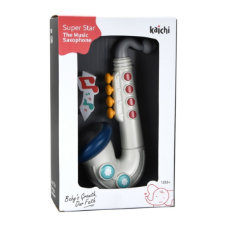 Saksofon muzyczny dla malucha instrument interaktywny