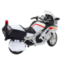 Metalowy motocykl dźwiękowy z efektami świetlnymi w kolorze białym, czerwonym i żółtym 1:12 EAN: 5905991049586