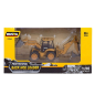 Koparko-ładowarka teleskopowa Huina Żółta 1:50 EAN: 5905991051022 - Metalowy model do zabawy i kolekcji