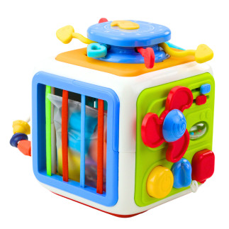 Kostka Interaktywna Sorter Edukacyjny Sensoryczny Kolorowy Dźwięki EAN: 5905991063551