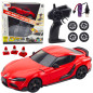 RC Auto sportowe do driftu 4WD z wymiennymi kołami czerwone EAN: 5905991050346