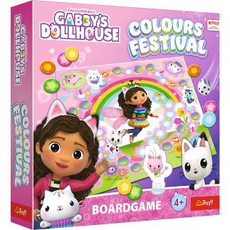 Gra colours festival - gabby's dollhouse trefl 02594