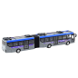 Autobus policyjny przegubowy zdalnie sterowany RC światła szary EAN: 5905991052784