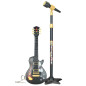 Muzyczny Zestaw dla Dzieci: Gitara z Mikrofonem i Statywem Czarne – EAN: 5905991056645