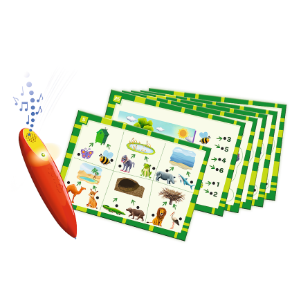 Gra edukacyjna dla dzieci Zwierzęta Magiczny Ołówek Trefl 02111 EAN: 5900511021110 - świetna zabawa i nauka w jednym!