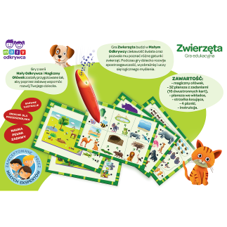 Gra dla dzieci zwierzęta magiczny ołówek trefl 02111