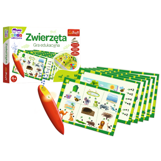 Gra dla dzieci zwierzęta magiczny ołówek trefl 02111