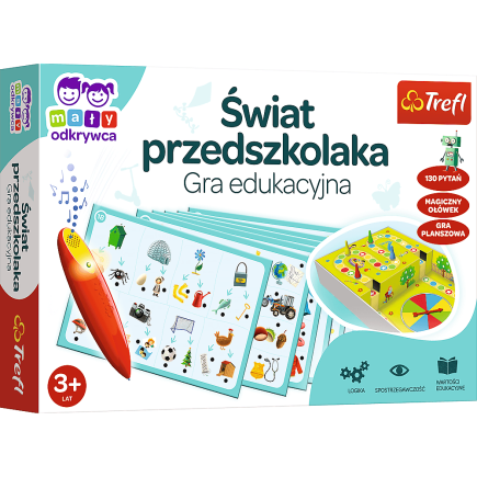 Gra edukacyjna świat przedszkolaka magiczny ołówek trefl 02112