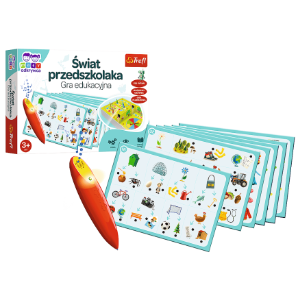 Gra edukacyjna "Świat Przedszkolaka - Magiczny Ołówek" EAN: 5900511021127