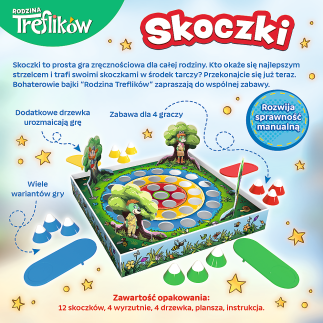 Gra zręcznościowa skoczki trefl 02820