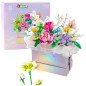 Klocki konstrukcyjne Kwiatowy Box Fioletowy LED 706 el. - EAN: 5905991074519